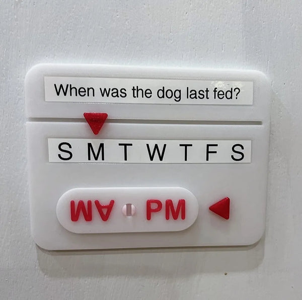 Magnetic Task Reminder for the fridge Remixed