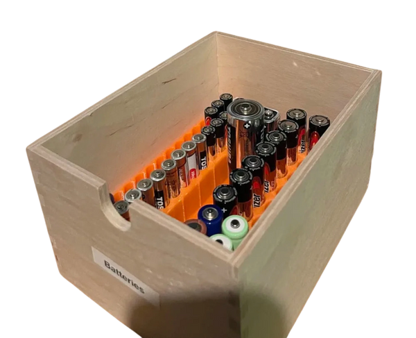 Battery Organizer for IKEA Moppe Drawer