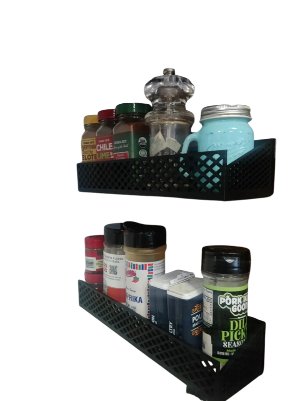 Wall Mounted Spice Rack (short back) Remixed