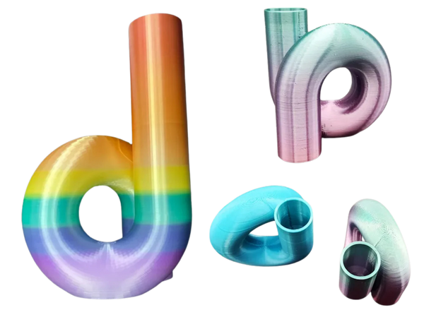 ⌾ Pipe Loop Flower Vases