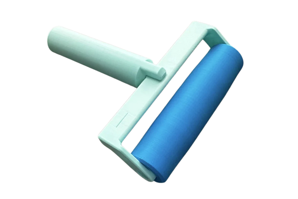 Dumpling dough roller / Paint-roller-style single-hand mini rolling pin