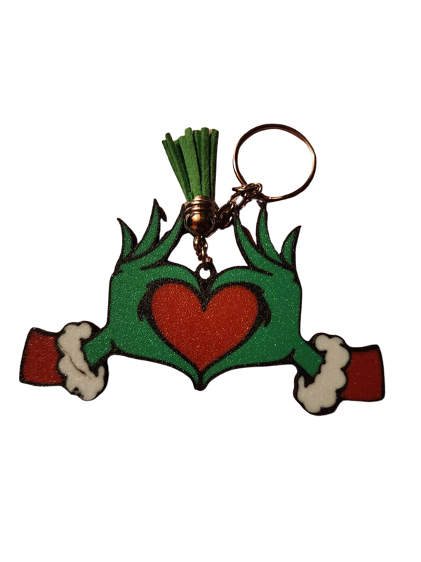 Grinch Ornament or Keychain