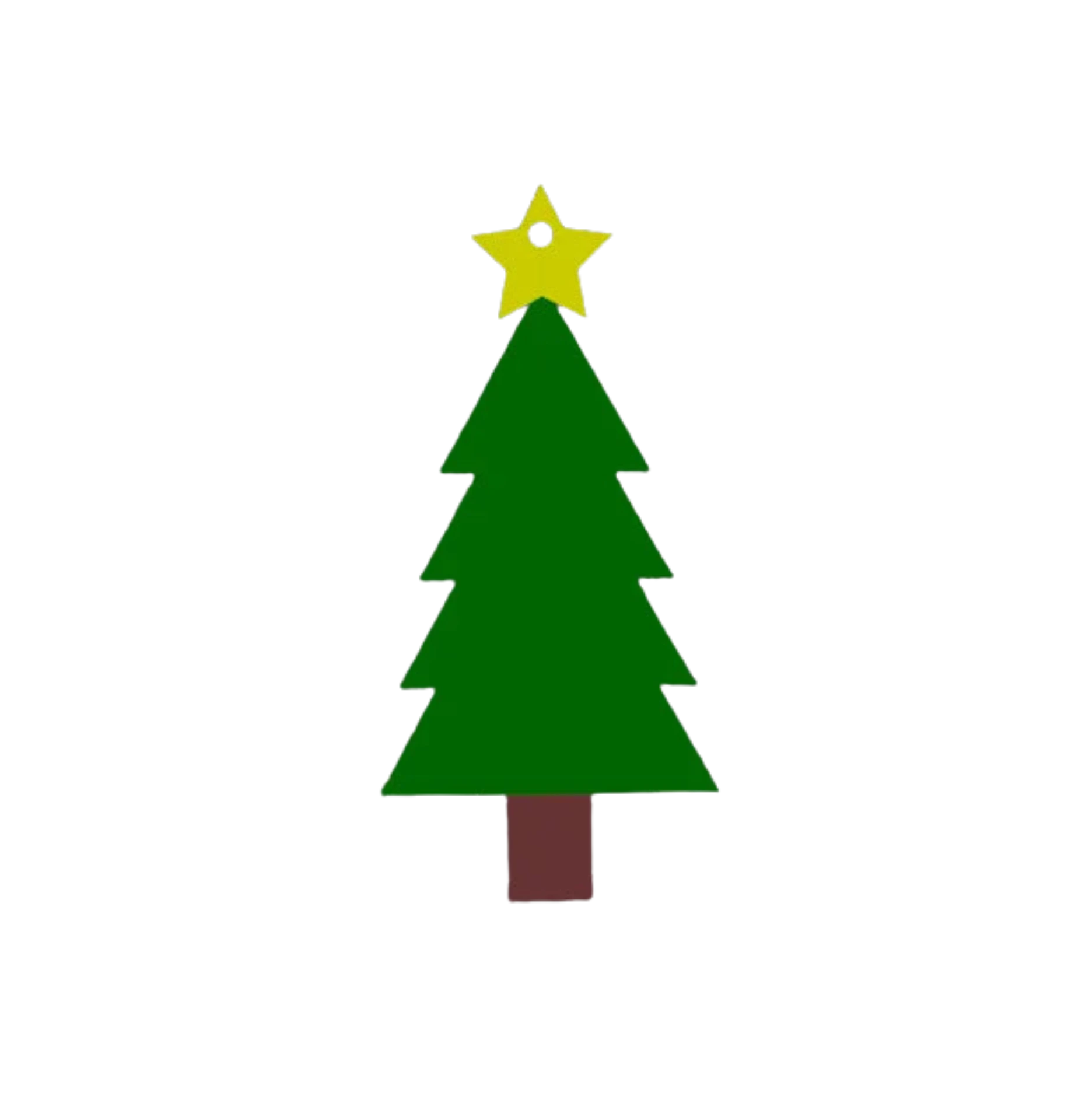 Christmas Tree Keychain / Keyring