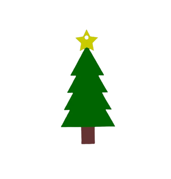 Christmas Tree Keychain / Keyring