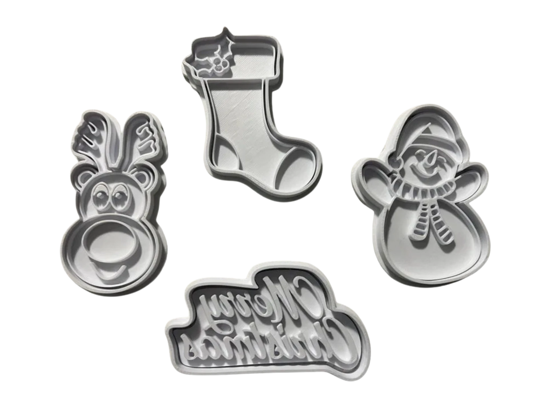 Christmas cookie cutter and stamps