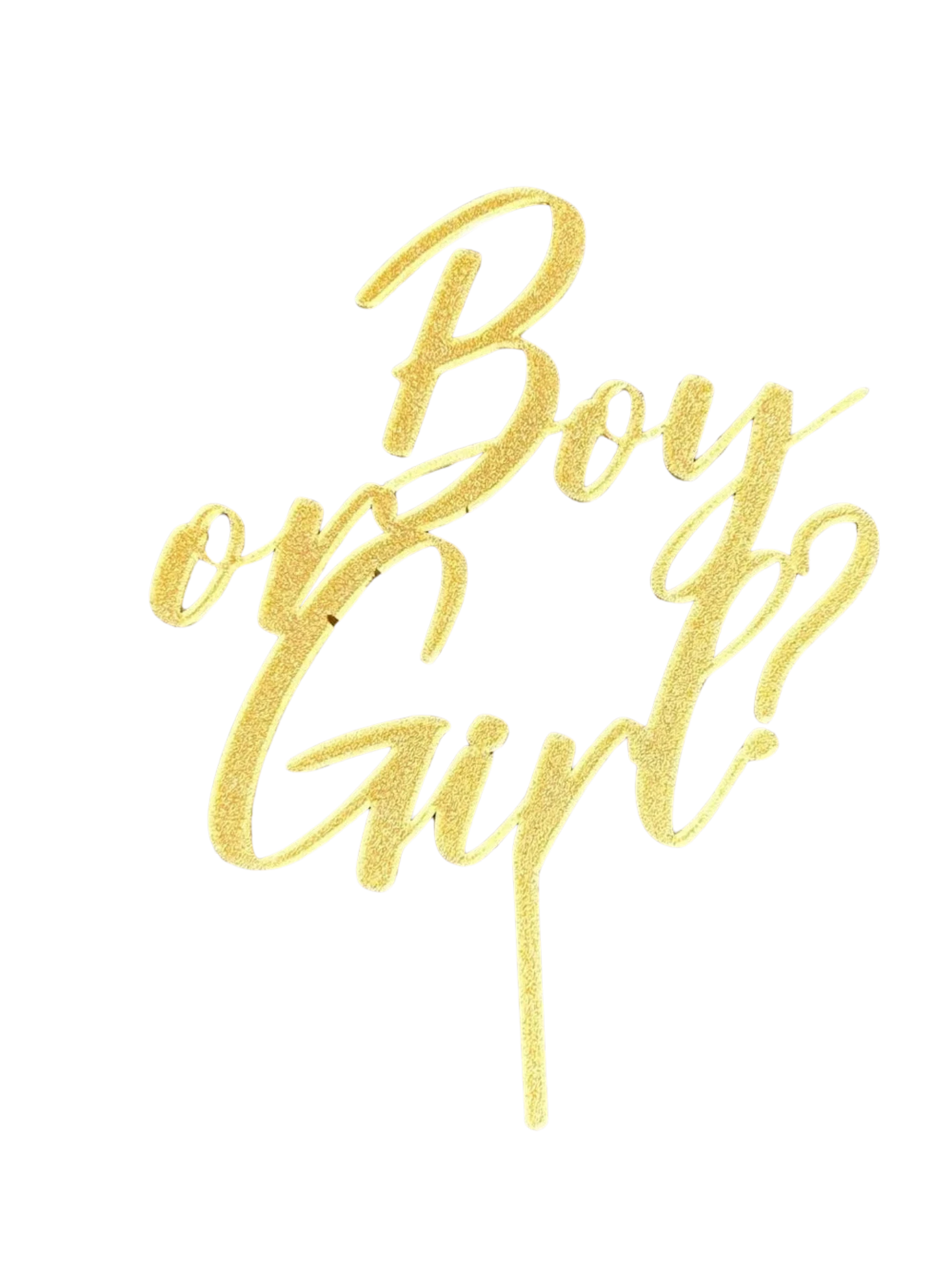 Boy or Girl Cake Topper