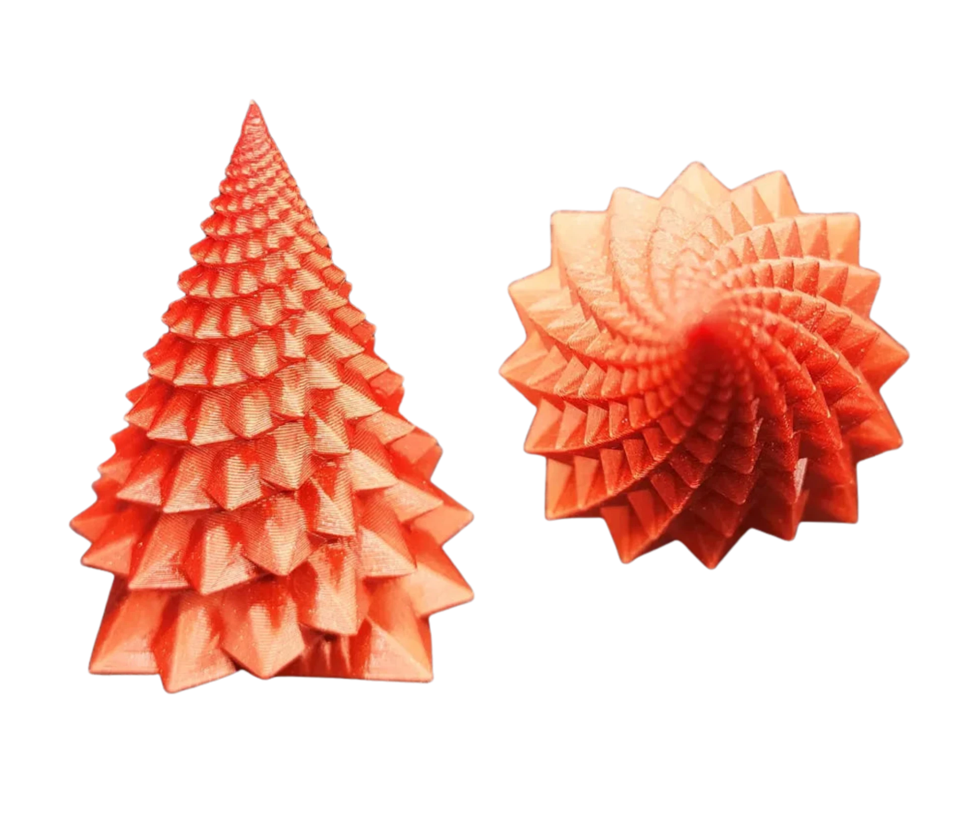 Fibonacci Spiral Trees 🟊 No Supports