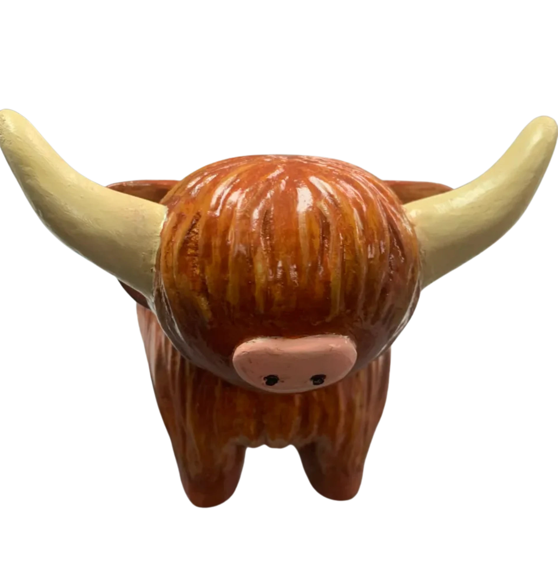 Coo Coat Hanger for Cubicle, Highland Coo Remixed
