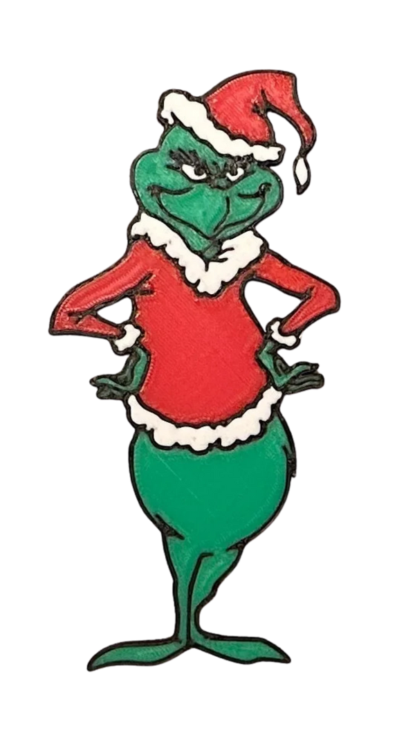 Multicolor Grinch Magnet