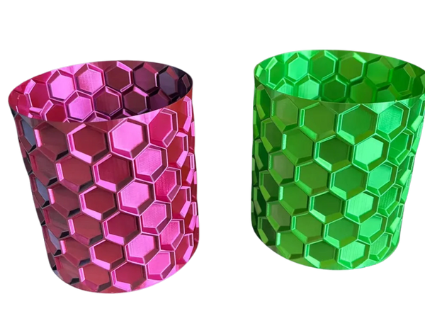 ⬡ Honeycomb Spiral Vases