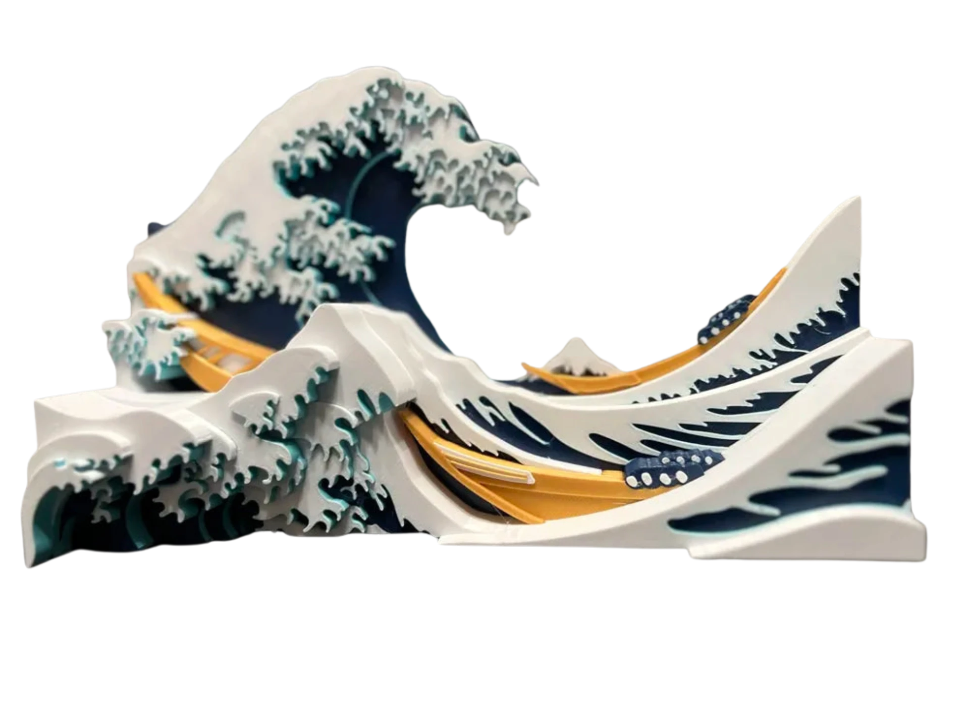 Great Wave off Kanagawa - Multi-colored for AMS Remixed