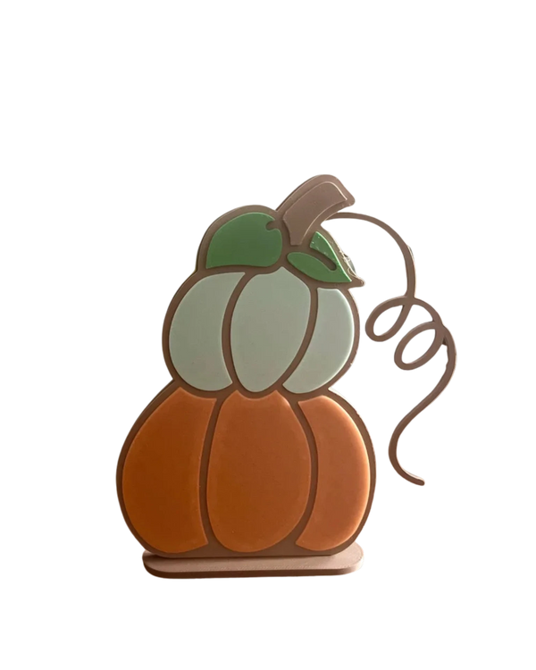 Layered Pumpkin Decor