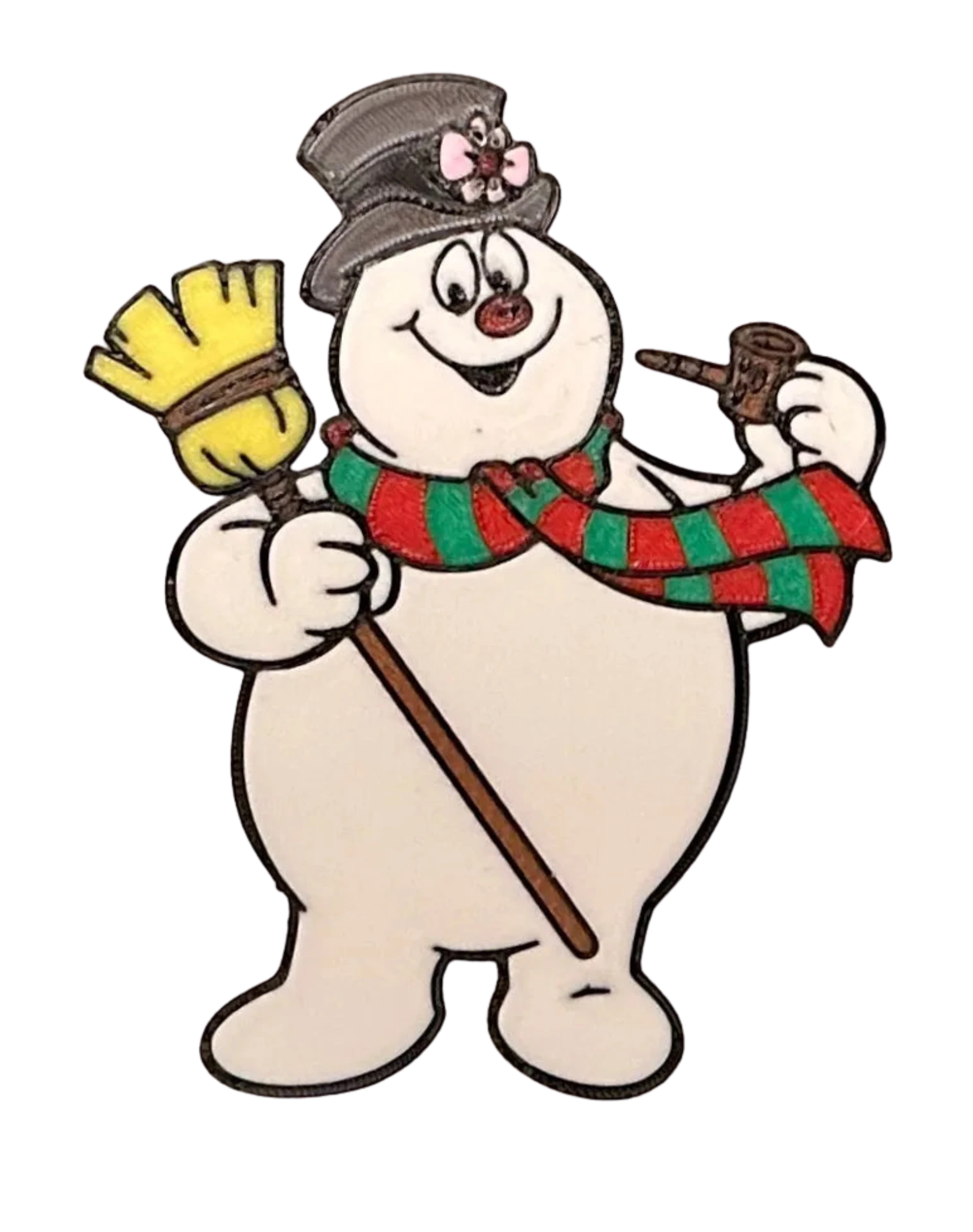 Multicolor Frosty the Snowman Magnet