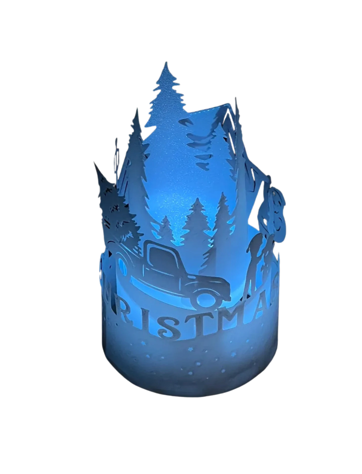 Merry Christmas Round Lantern