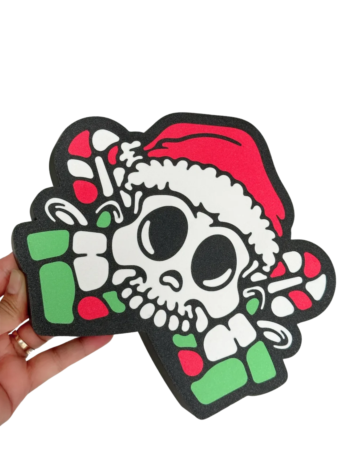 LED BOX SKULL CHRISTMAS - 4 COLOURS