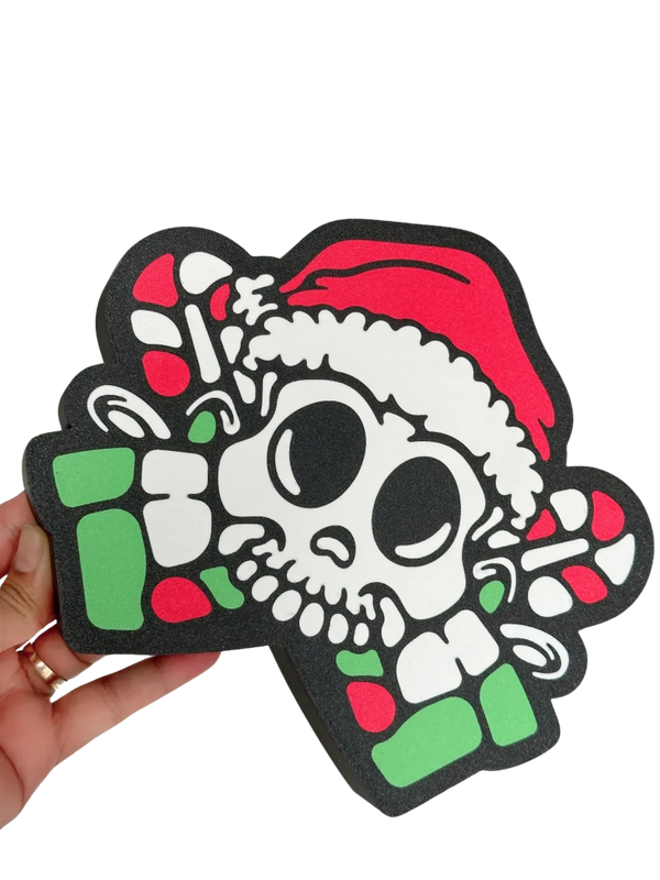 LED BOX SKULL CHRISTMAS - 4 COLOURS