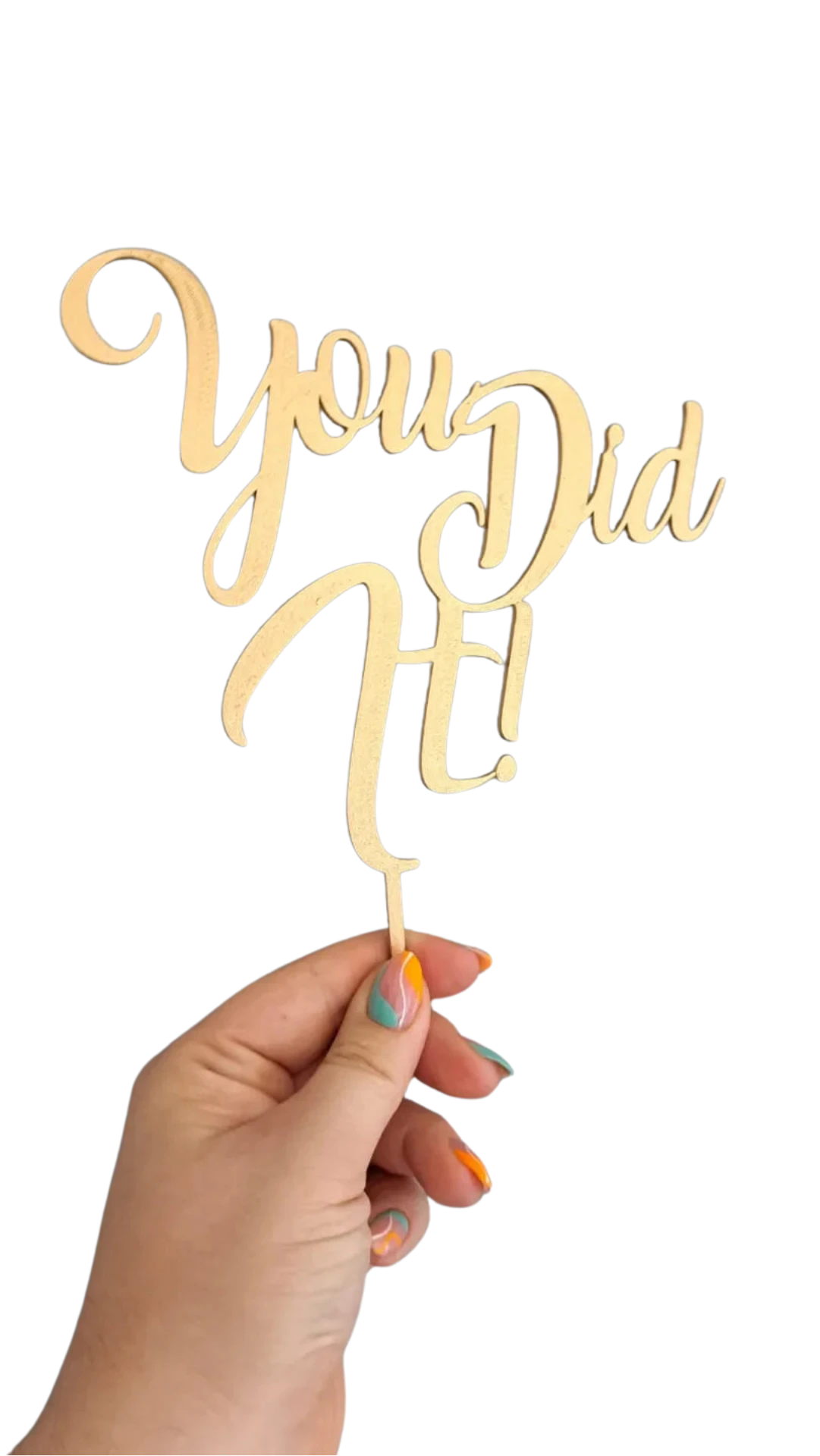 You did it topper