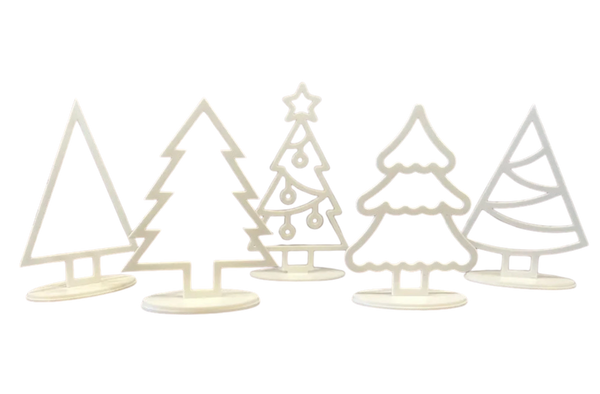 Standing Christmas Tree Silhouette Decorations