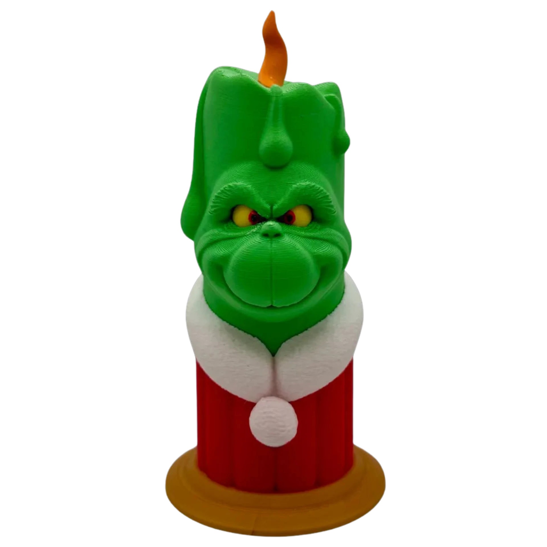 Grinch Christmas Candle