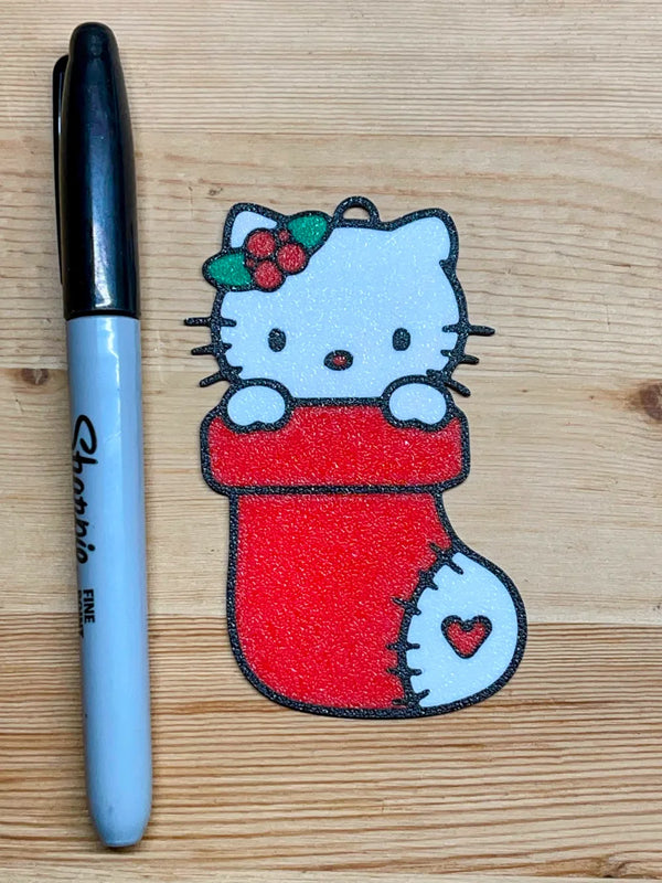 Hello Kitty Stocking Christmas Ornament