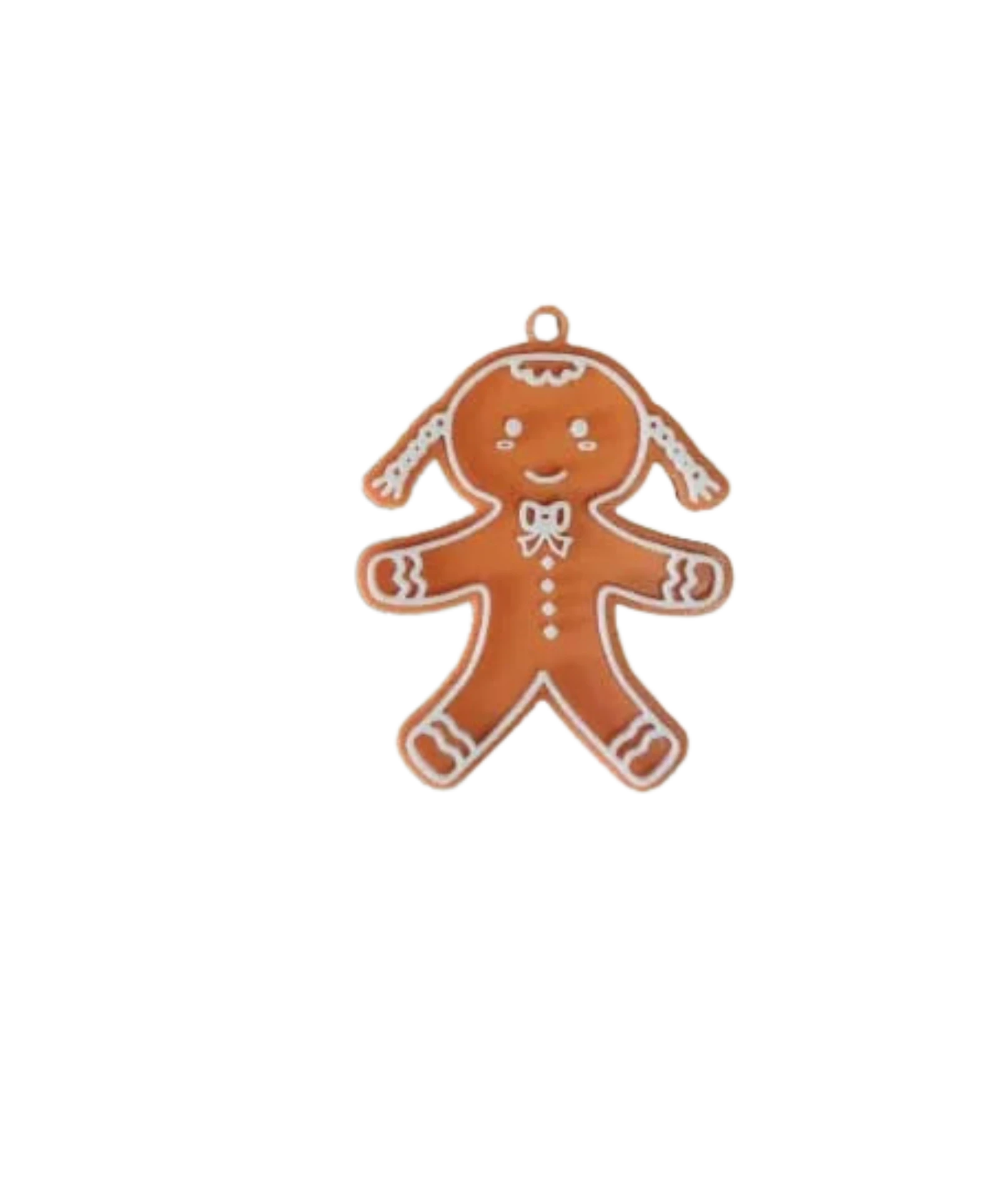 Gingerbread Girl Christmas Ornament