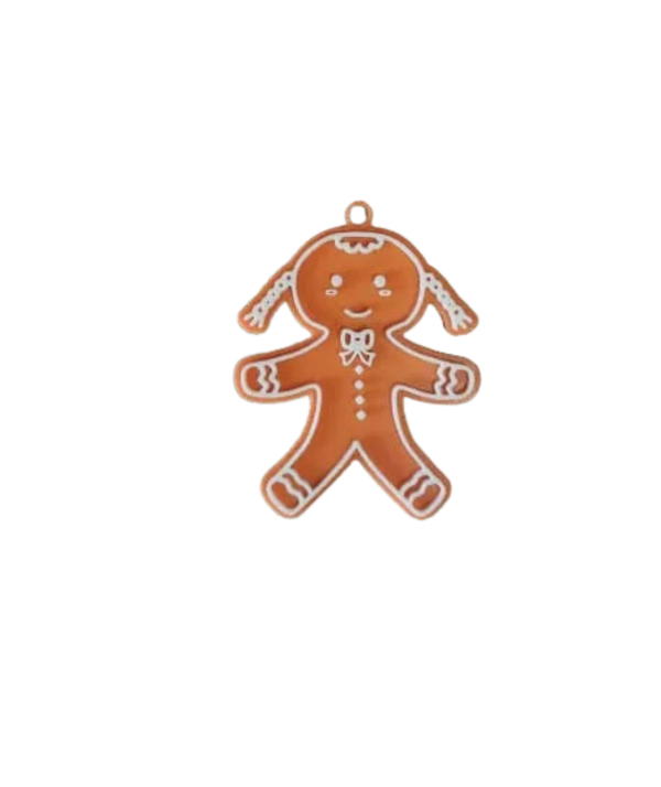 Gingerbread Girl Christmas Ornament