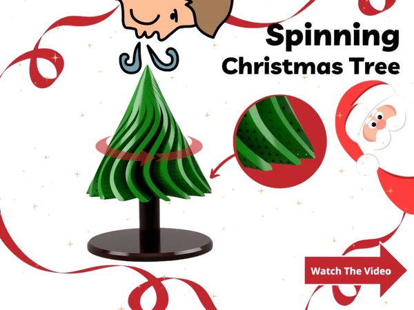 Blow-rotation Christmas Fidget Tree