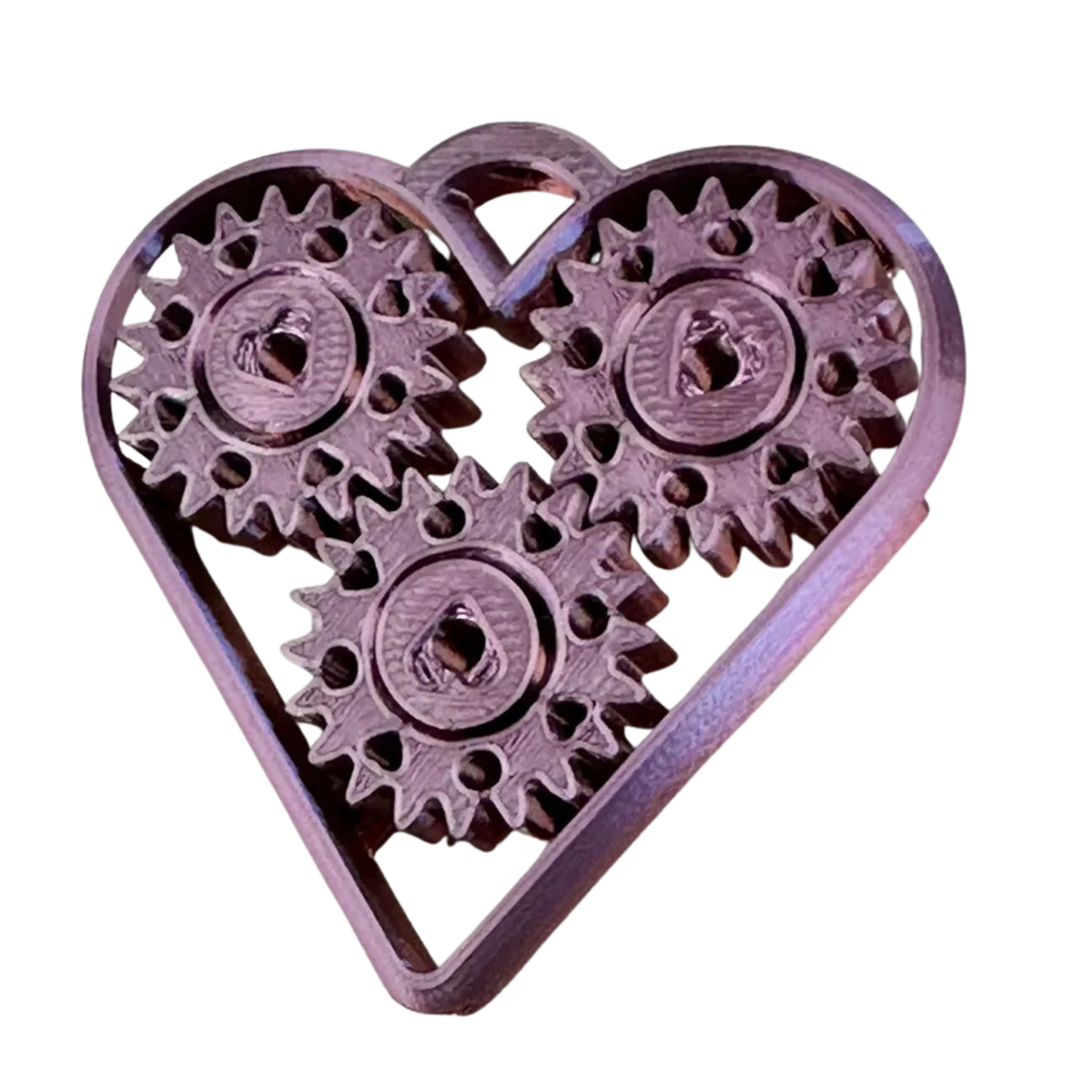Heart Spin Fidget - Easy print in place!