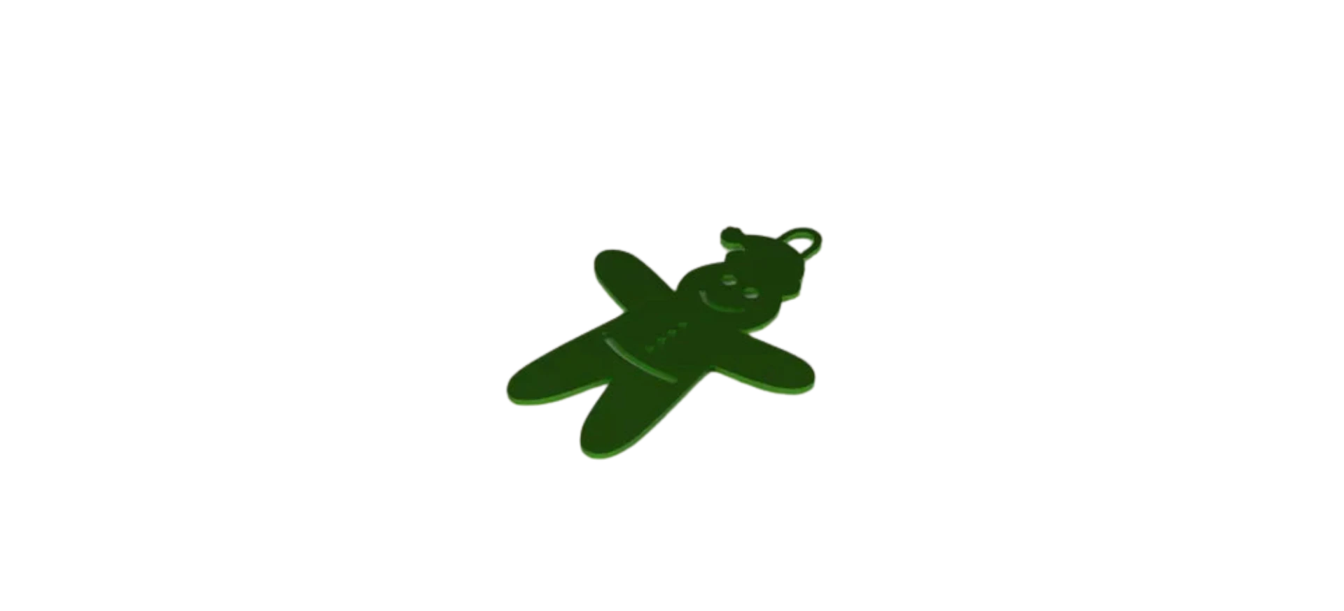 Gingerbread Man Christmas Tree Decoration