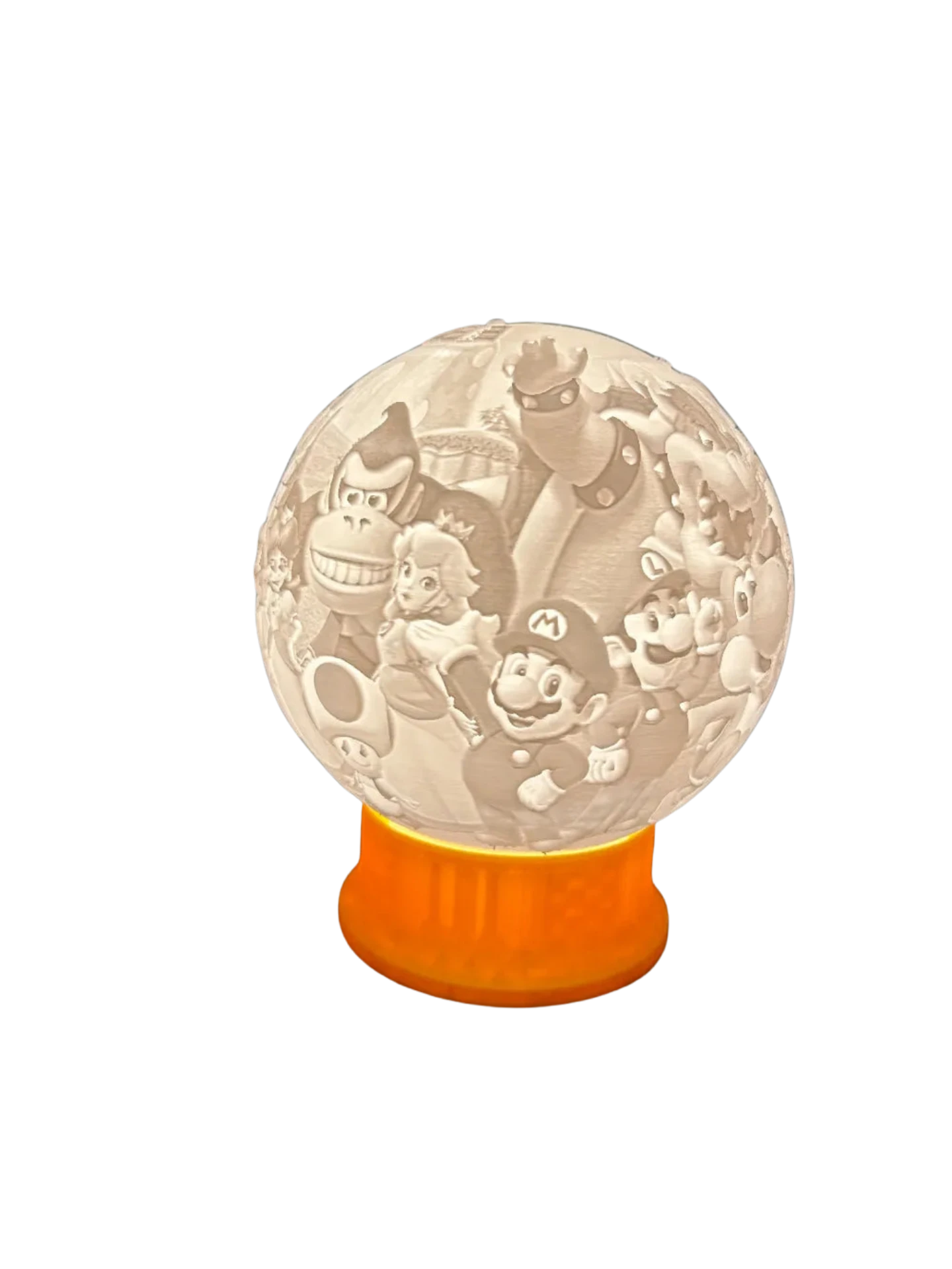 Mario Lithophane lamp