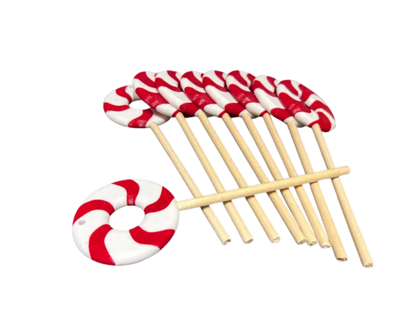 Lollipop Candy Cane Tree decorations with hole