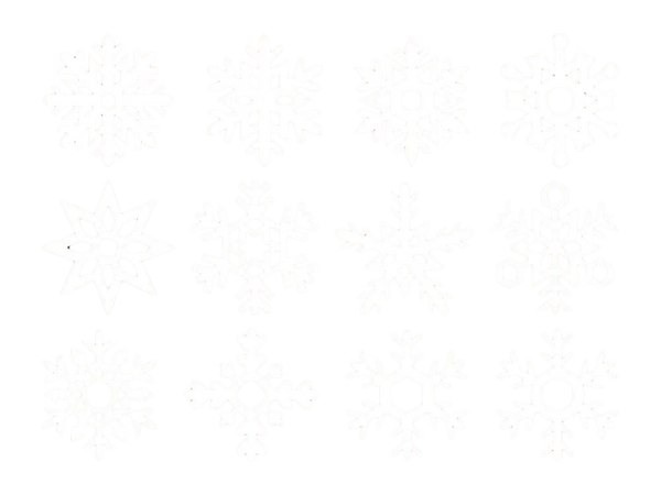 Snowflake ornaments