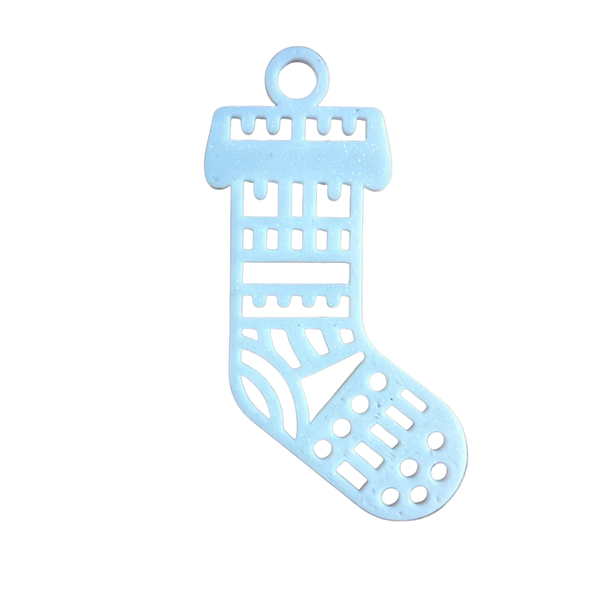 Stocking Christmas Holiday Ornament Single Color