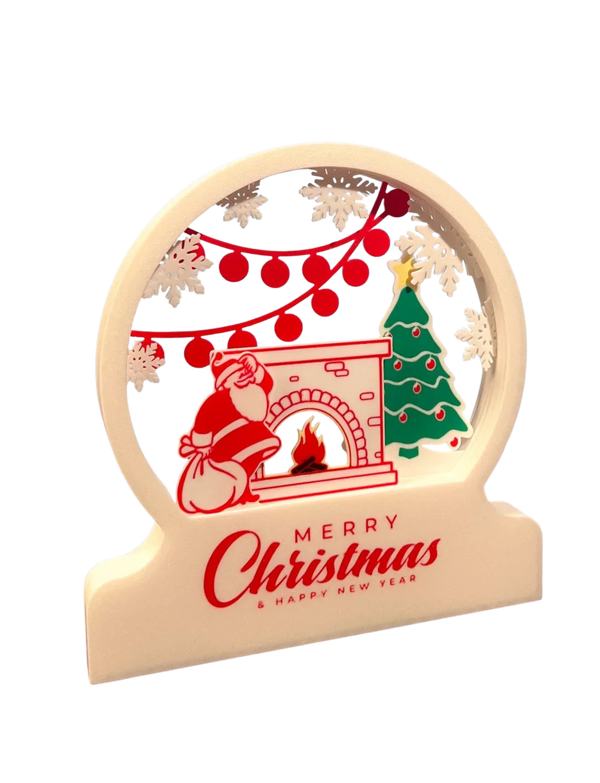 Merry Christmas and Happy New Year Decoration