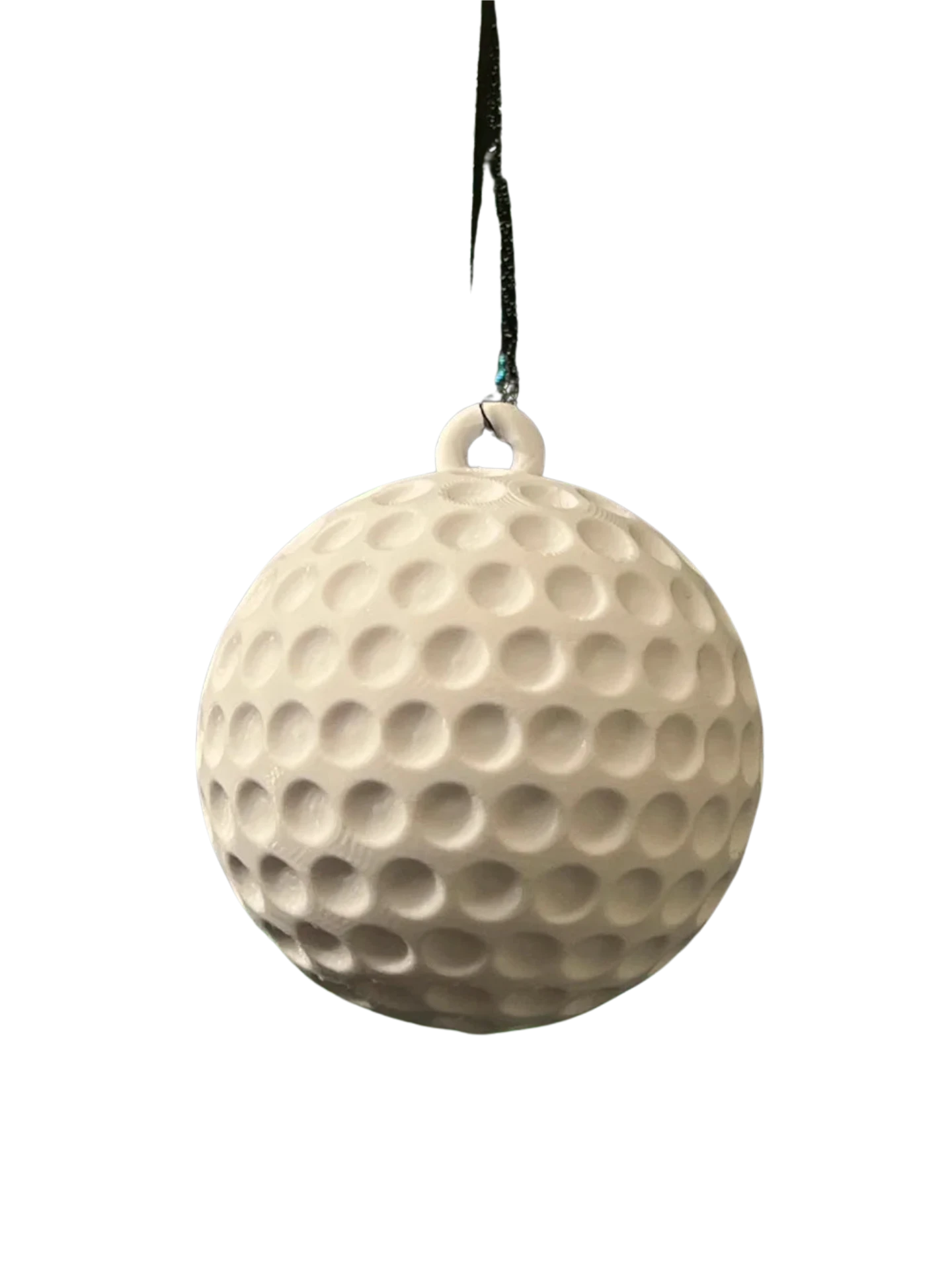 Christmas ornament golf ball bauble Remixed