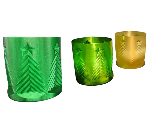 Christmas Tree w/Star Votive Holder - Vase Mode