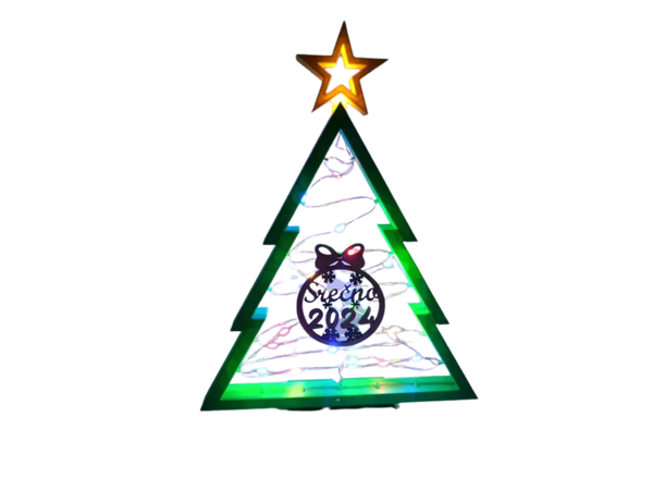 Christmas tree with star Remixed