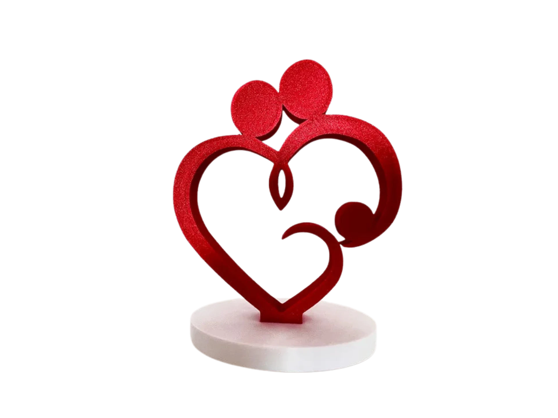 Heart statuette love