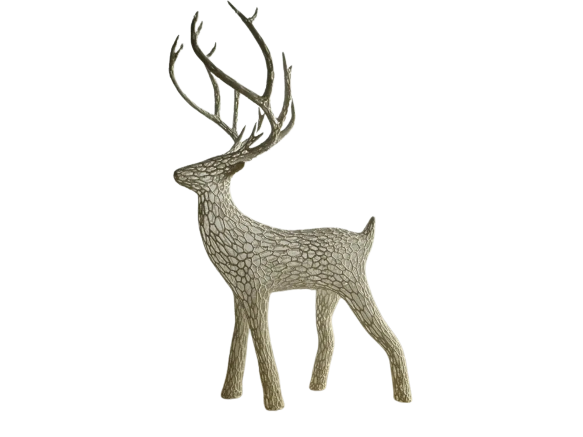 Voronoi Holiday Christmas Deer Remixed