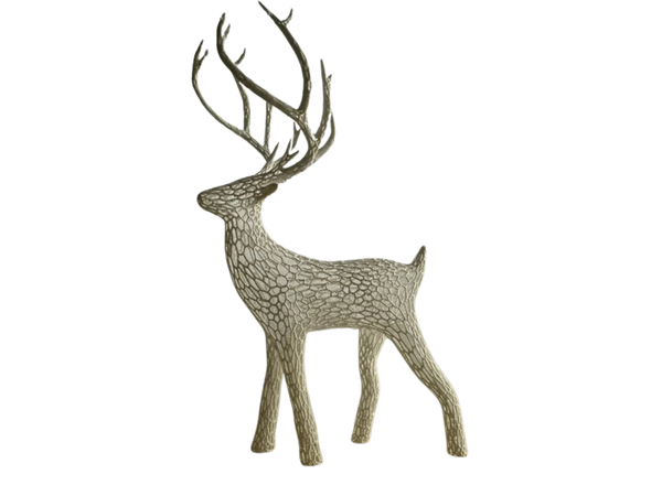 Voronoi Holiday Christmas Deer Remixed