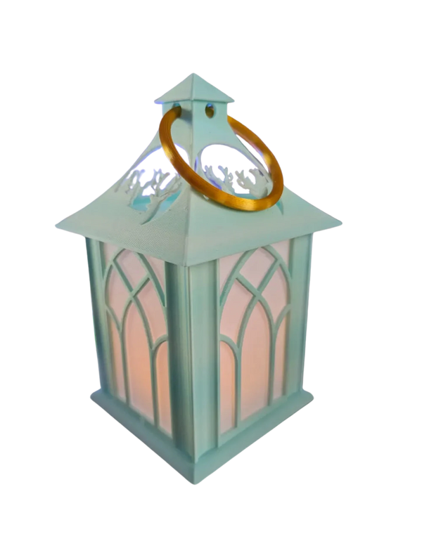Tea light powered Christmas Lantern