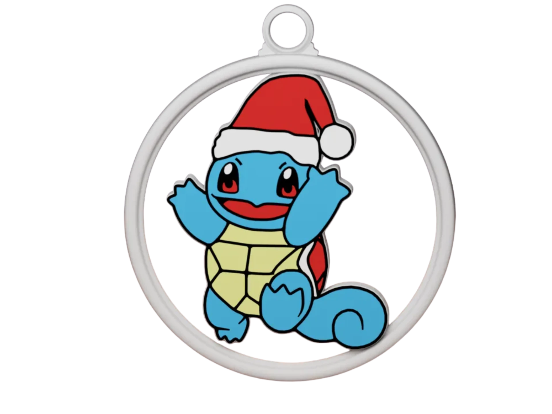 Squirtle Christmas Ornament Color
