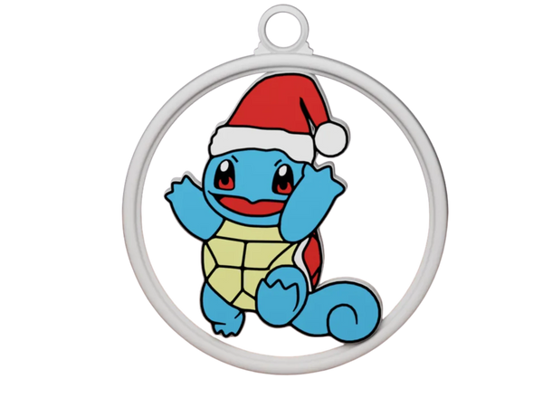 Squirtle Christmas Ornament Color