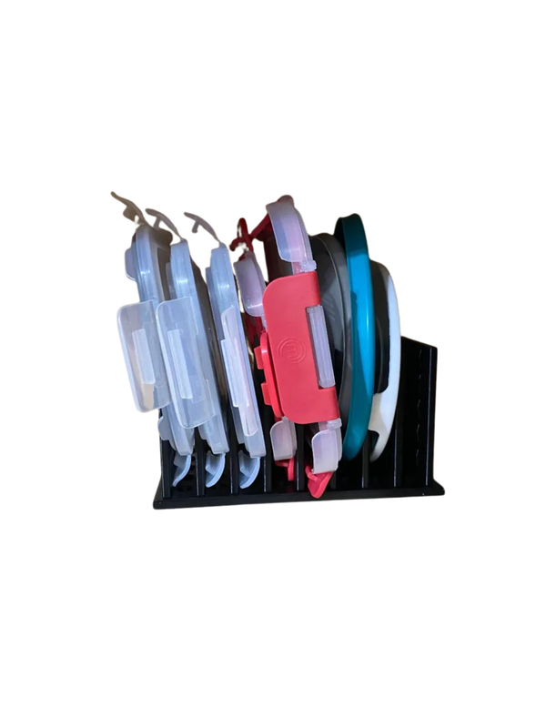 Container Cover Dual Purpose Rack - Organizer and Dryer