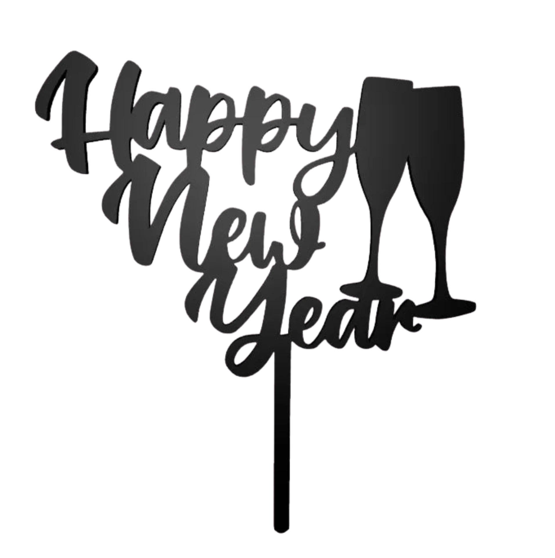 New Year cake topper