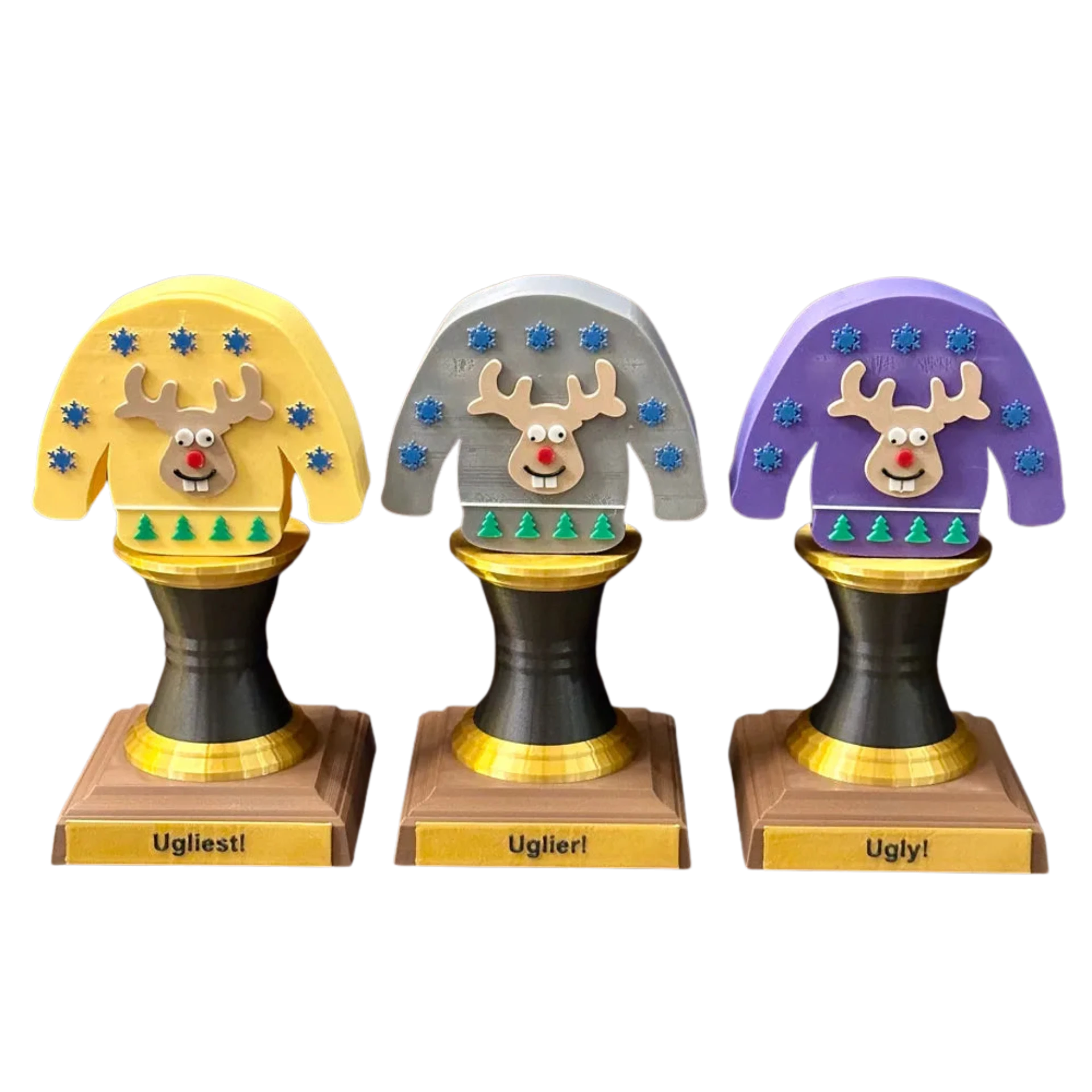 Ugly Christmas Sweater Trophy Remixed