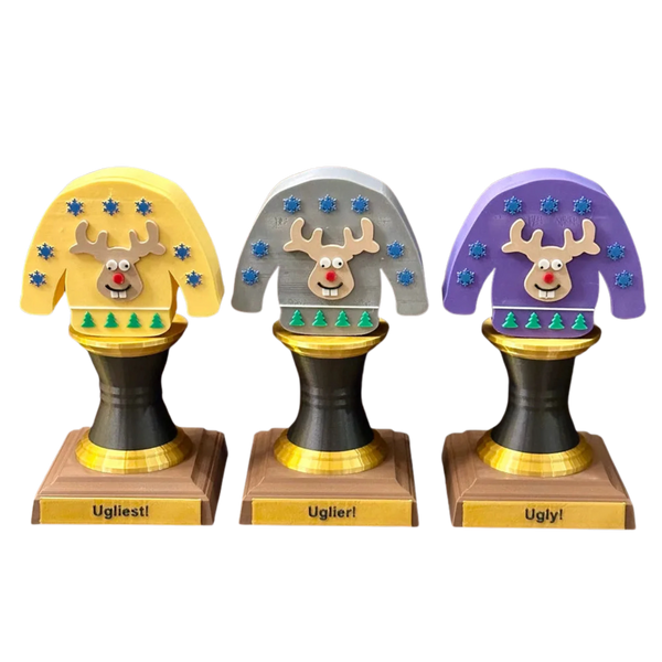 Ugly Christmas Sweater Trophy Remixed