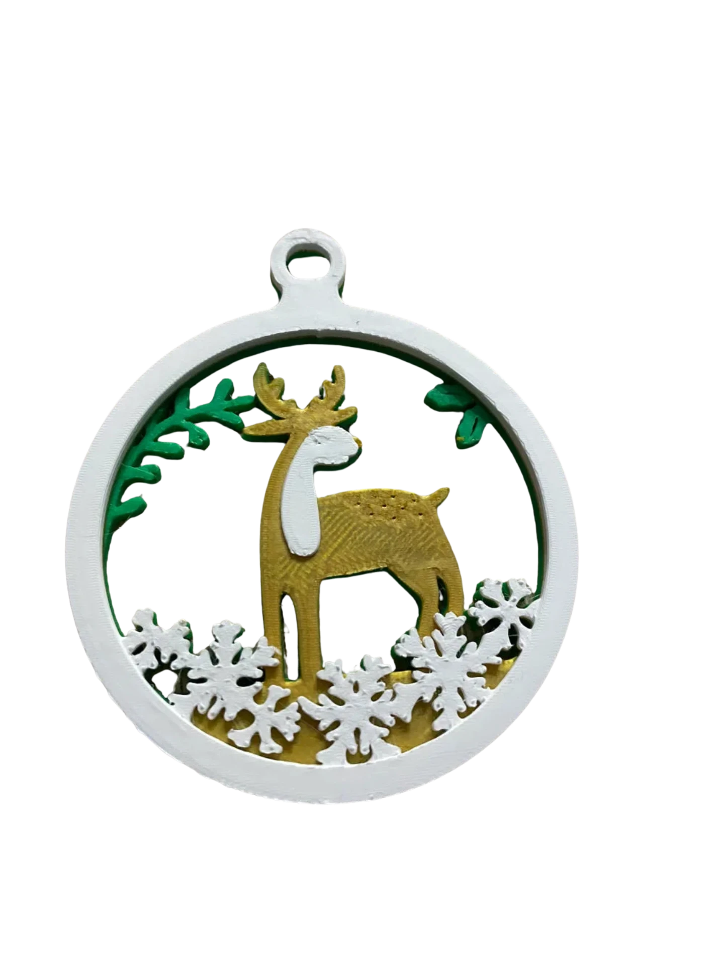 Christmas decoration with deer