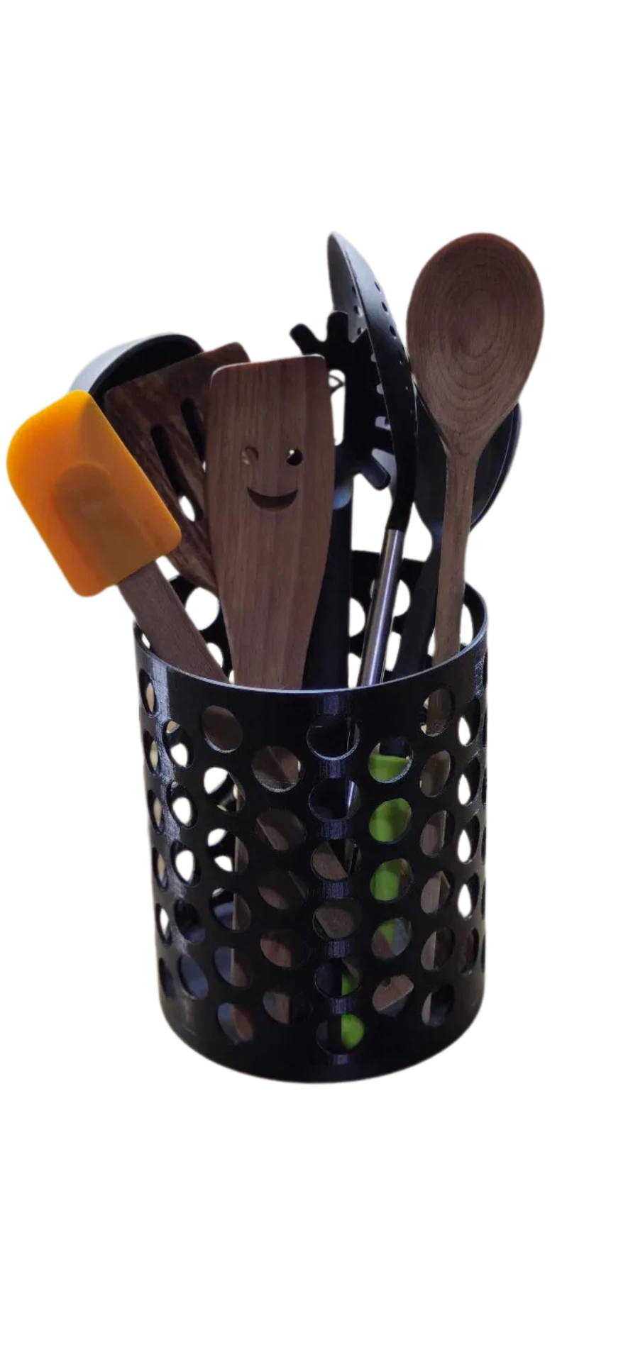 Kitchen utensils holder (round holes)