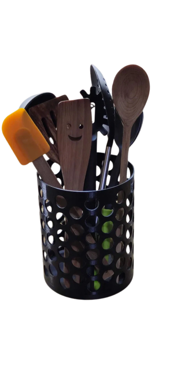 Kitchen utensils holder (round holes)